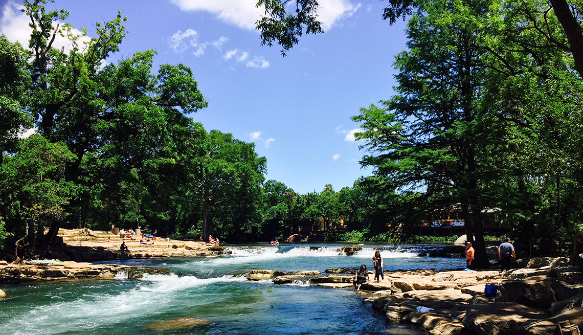 Río San Marcos, Texas.