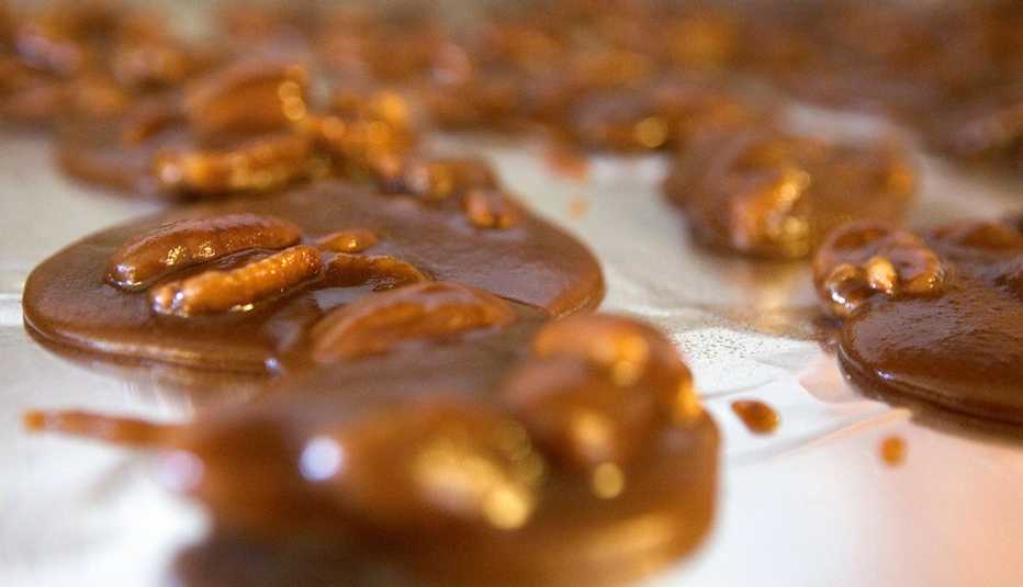 Wayne Brown of Crescent Creams makes traditional pecan pralines