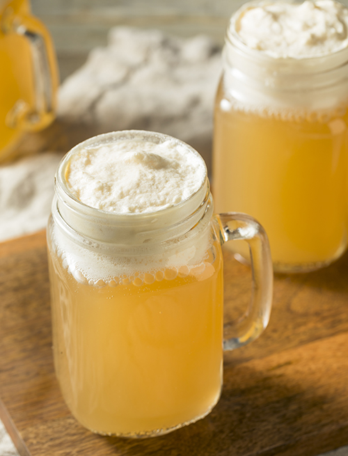 Homemade butterbeer
