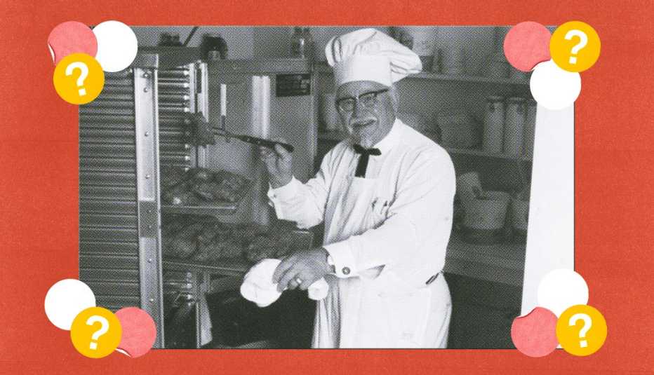 the colonel for kentucky fried chicken