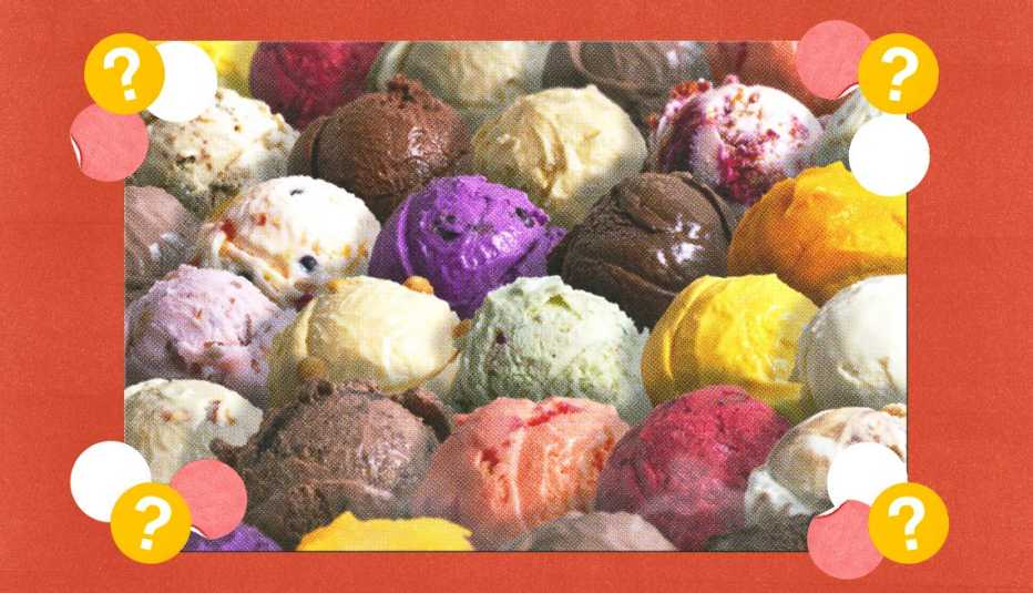 different flavors of ice cream