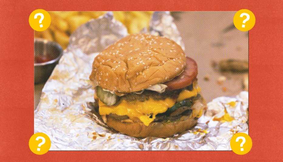 a cheeseburger