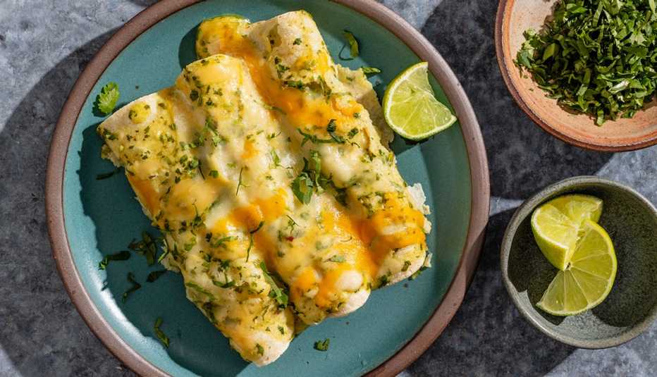 green chicken enchiladas green chicken enchiladas