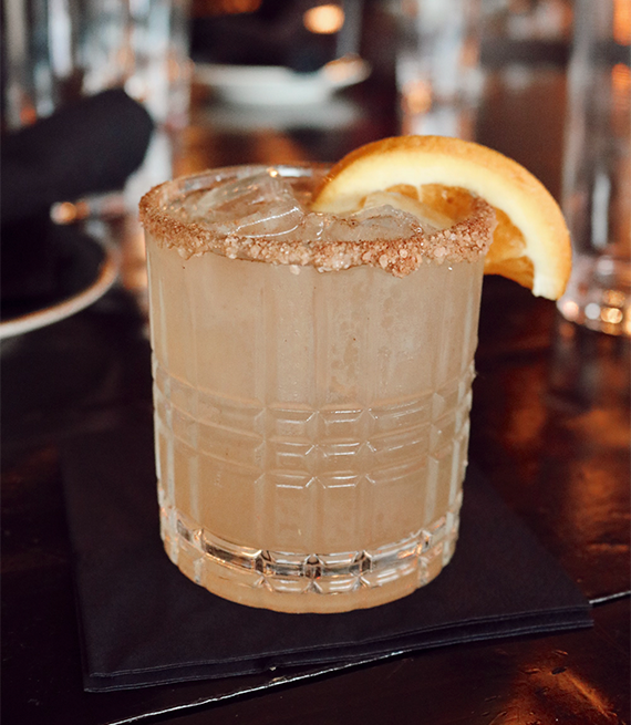 A margarita from Forbici Modern Italian