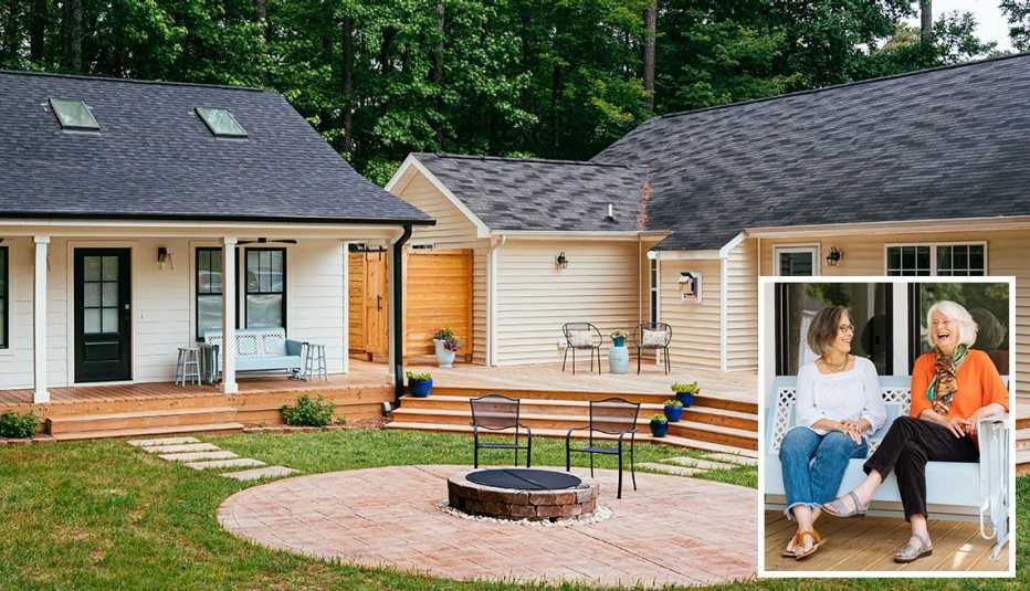 marilyn and kevin griffins house and janice cooks detatched one bedroom cottage