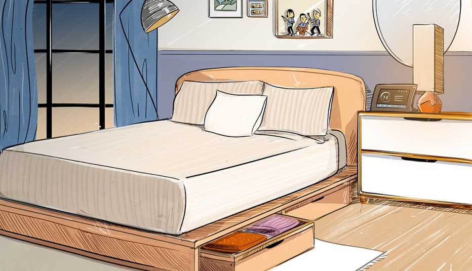 design sketch for a bedroom design sketch for a bedroom