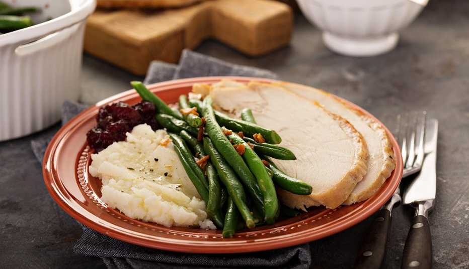 Thanksgiving plate