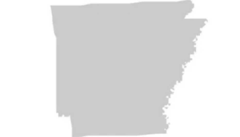 Image of the state of Arkansas