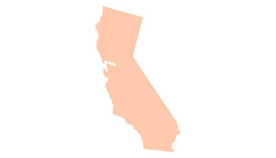 Image of the state of California