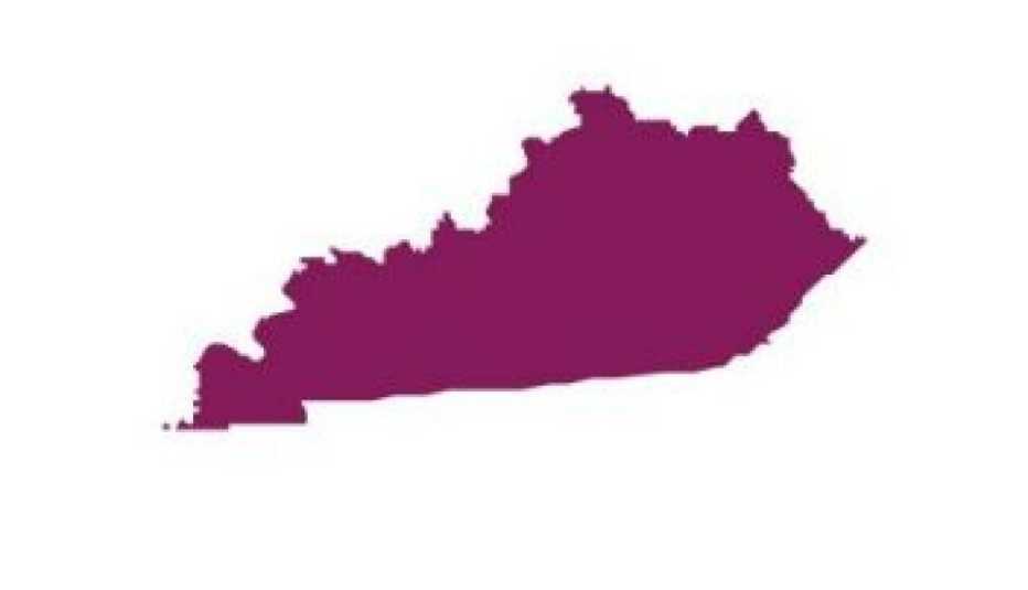 Image of the state of Kentucky