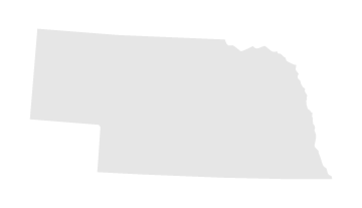 Image of the state of Nebraska