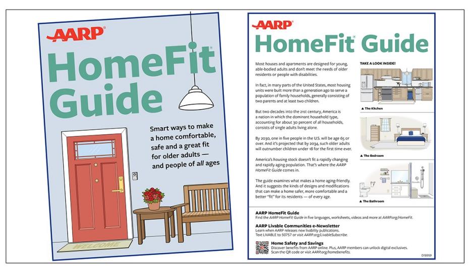 AARP HomeFit Guide front and back covers (English)