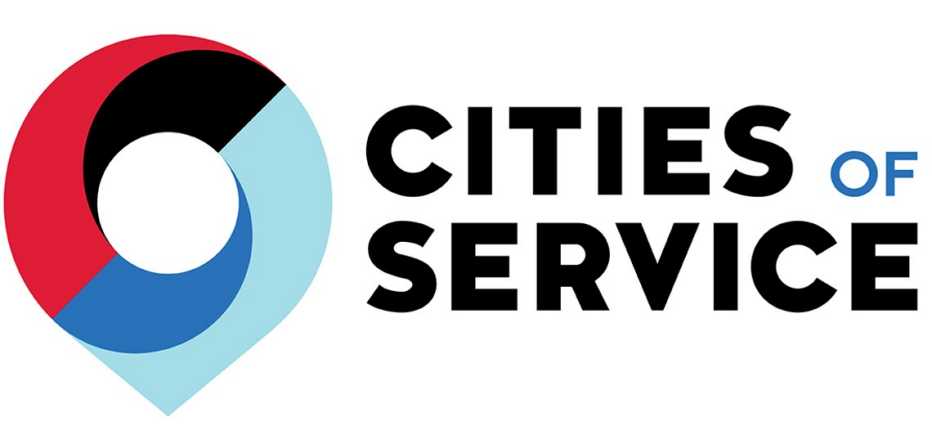 Logo for Cities of Service Cities of Service is a nonprofit organization that helps local government and residents work together