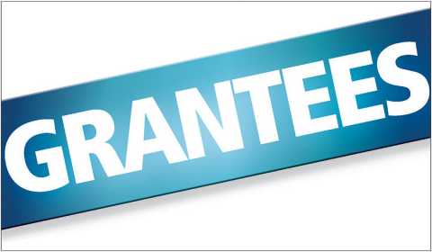 Illustration showing the word Grantees