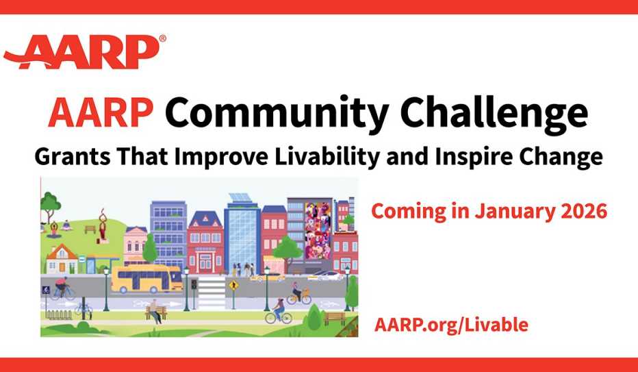 Promotion for the AARP Community Challenge