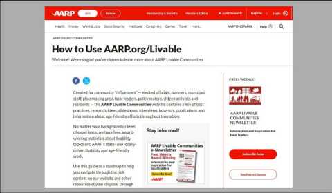 How to Use AARP.org/Livable