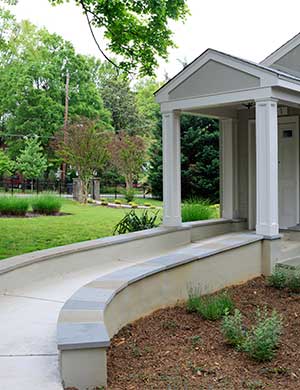 An attractive entryway ramp.