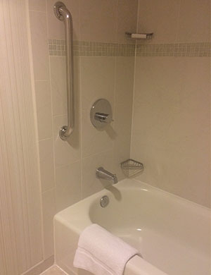 A shower-tub grab bar.