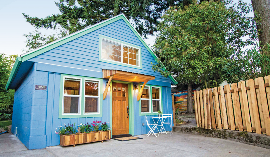 ADU blue house ADU blue house
