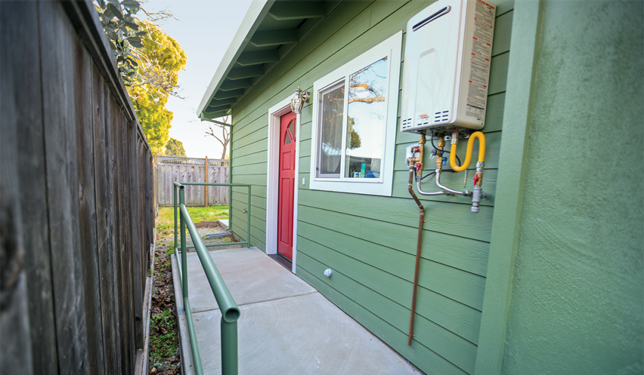 Monterey ADU side of home