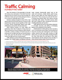 Traffic Calming: A Livability Fact Sheet