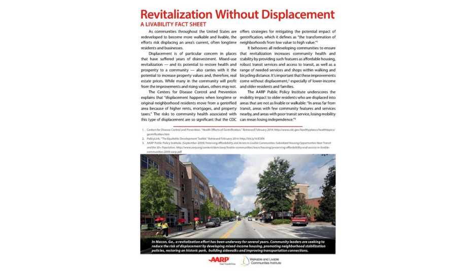 Revitalization Report, Livable Communities Revitalization Report, Livable Communities
