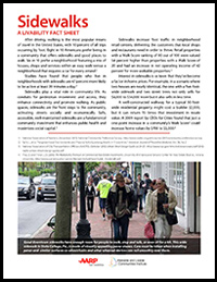 Sidewalks Fact Sheet