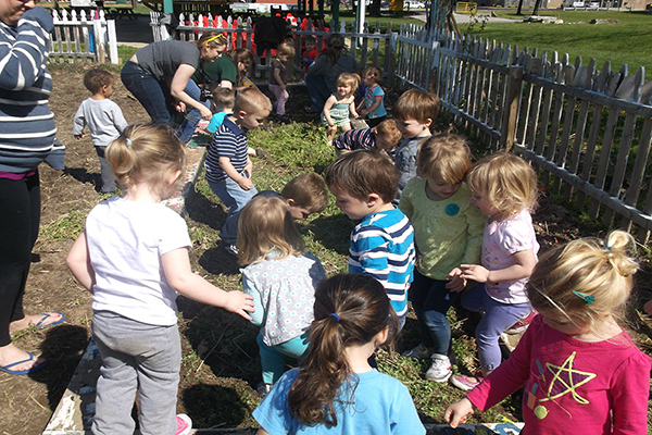 Intergenerational Community Garden, Children, Adults, Senior Adults, Livable Communities, Build Bonds Across Generations