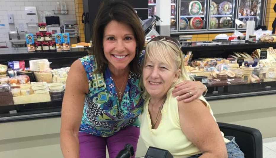 Congresswoman Cheri Bustos, left, and a shopper during a Supermarket Saturday event. Congresswoman Cheri Bustos, left, and a shopper during a Supermarket Saturday event.