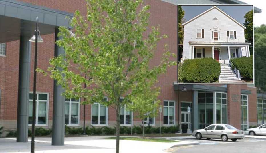 The original and the new Swampscott Senior Center