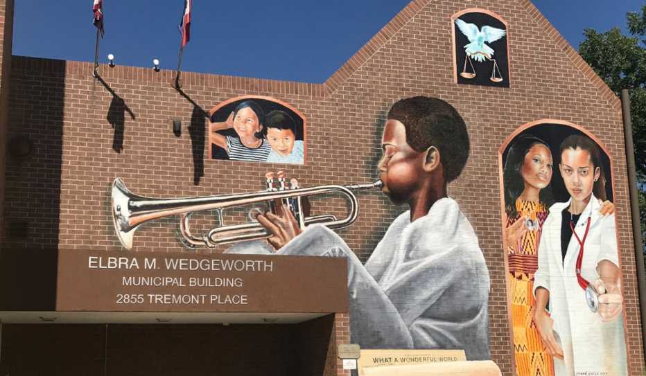 Frank Garza Mural in Denver Colorado
