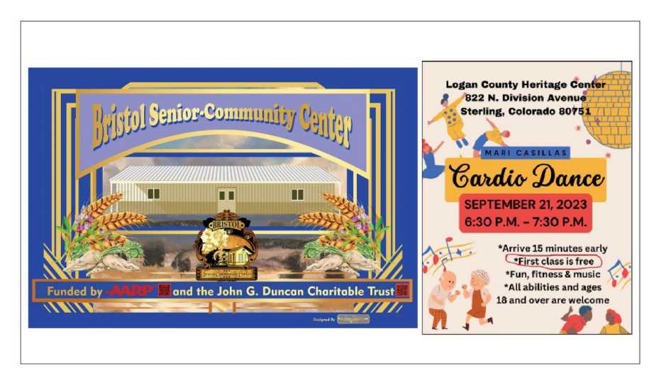 The multi-use Bristol Senior-Community Center supports activities for older adults, houses the town’s historical murals and a community garden.