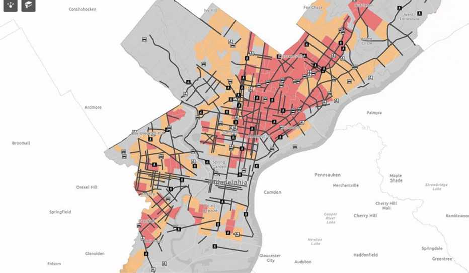 Philadelphia map