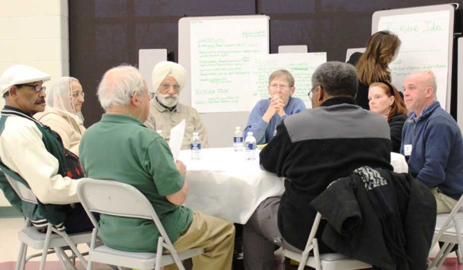 An age-friendly planning session in Auburn Hills, Michigan An age-friendly planning session in Auburn Hills, Michigan