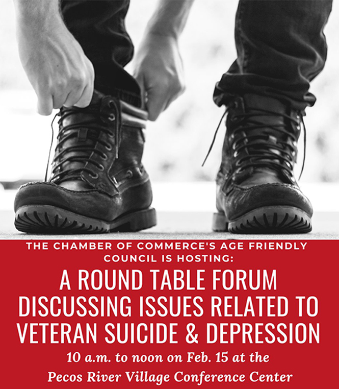 Poster Advertises Vet Forum in Carlsbad, NM Poster Advertises Vet Forum in Carlsbad, NM