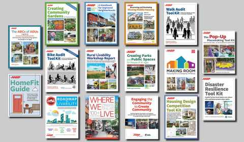Covers of 16 publications from AARP Livable Communities