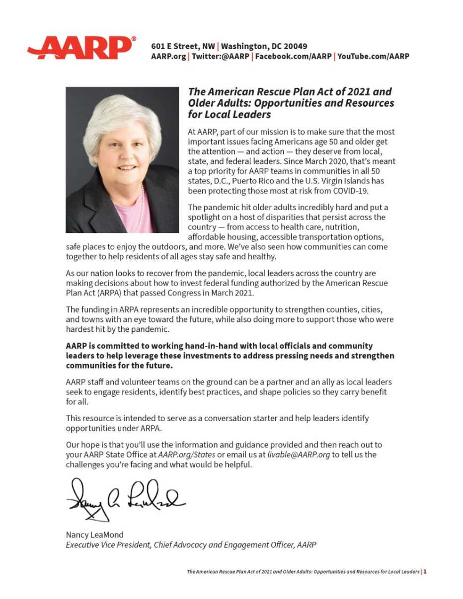 Nancy LeaMond letter