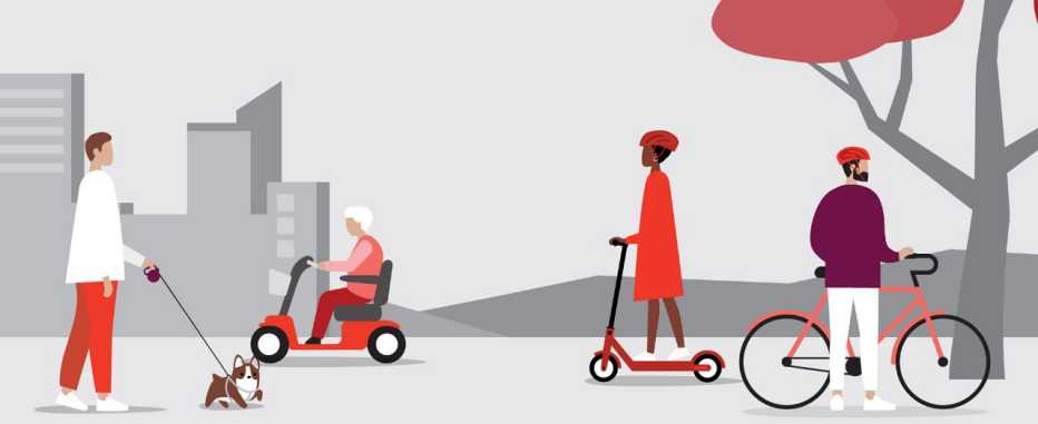 City park hero illustration