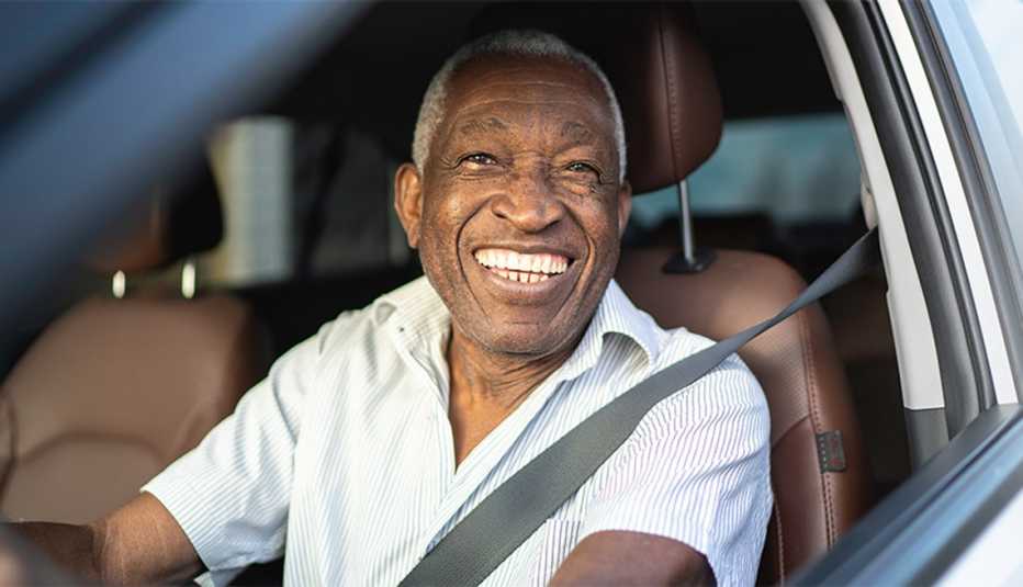 Man Driving Safely