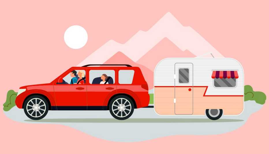 SUV road trip
