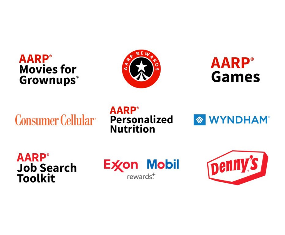 logos of popular benefits and programs for membership
