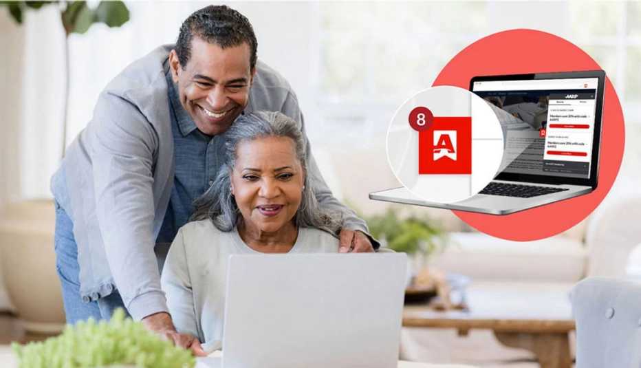 AARP Member Using the AARP Perks Browser Extension