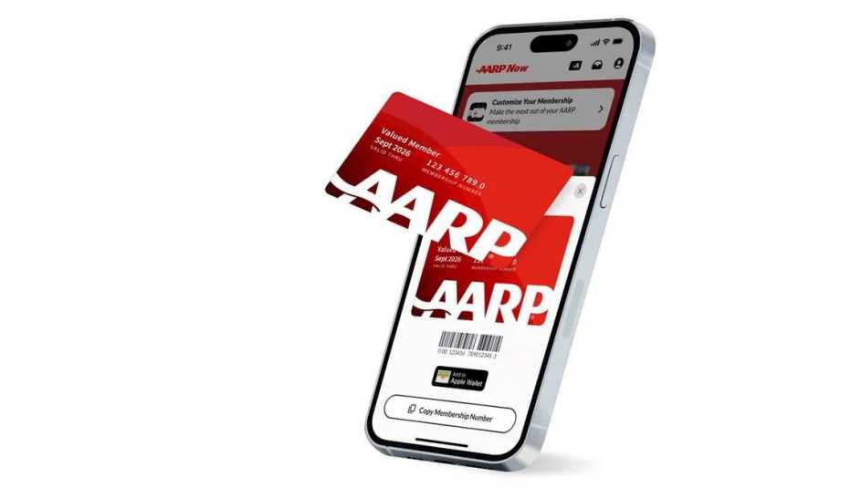 AARP Now App With Digital Membership Card