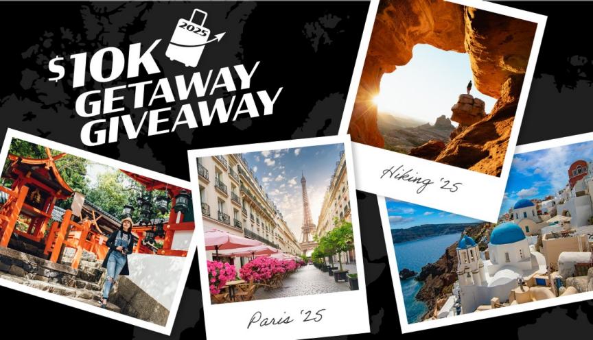 $10K Getaway Giveaway Sweepstakes