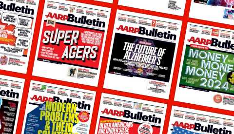 a collage of multiple a a r p bulletin covers