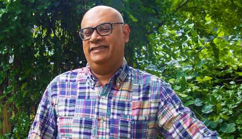  Bhatt Vishwesh with trees behind him