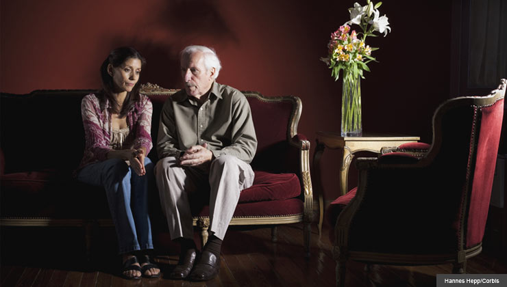 debt challenge, senior man and daughter, and kids driving you broke