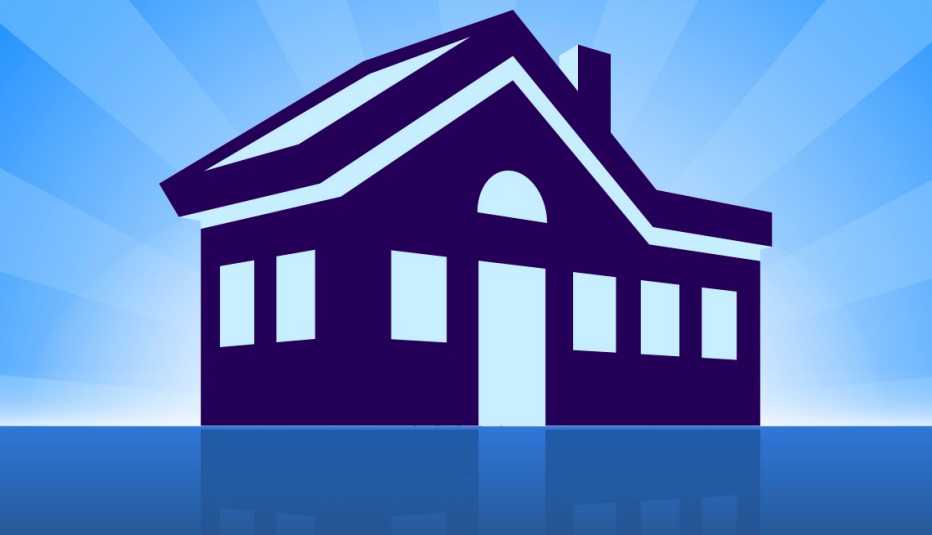 graphic illustration of a house