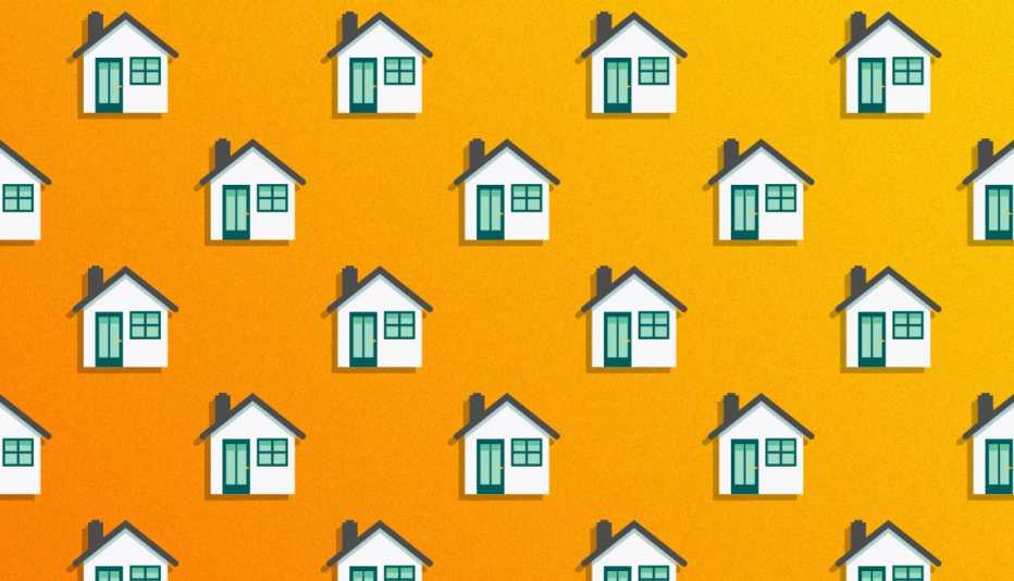 pattern of houses