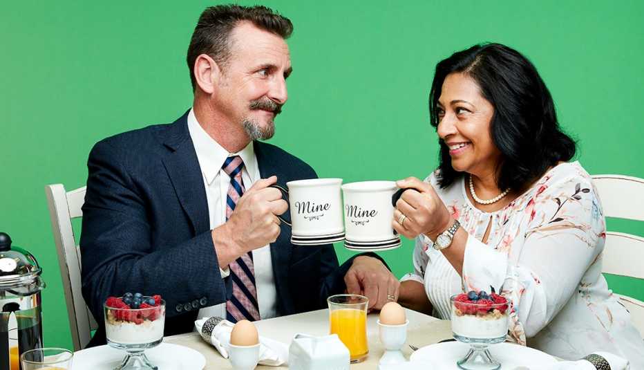 Scott and Unneetha Pruitt.   Combining homes and finances in later life creates unique challenges. 